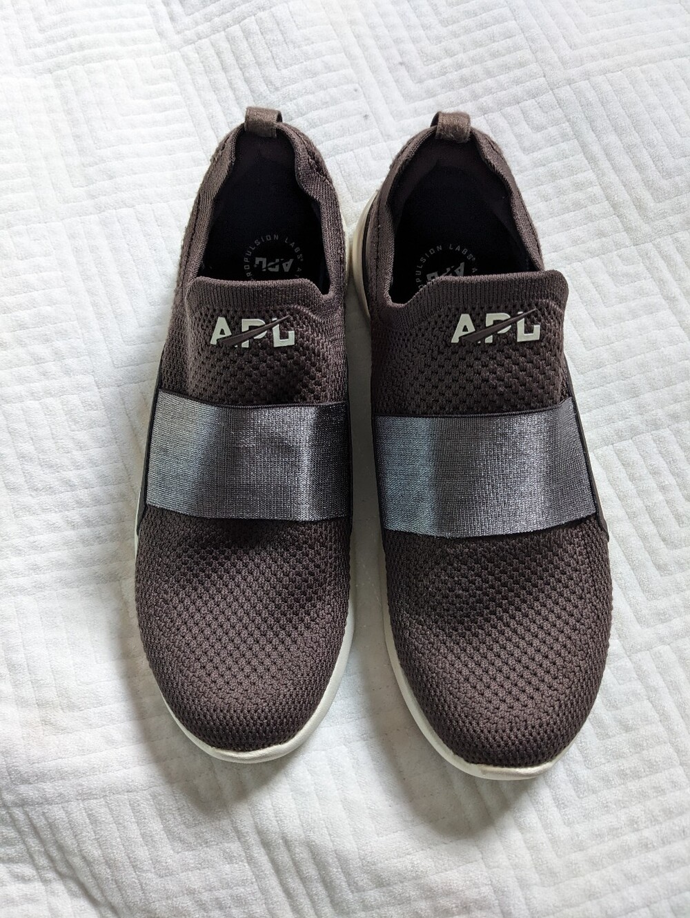 APL Athletic Propulsion Labs Sneakers Womens 9.5 Brown Slip-On Techloom Bliss